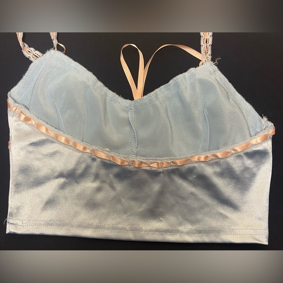 Sugar Thrillz Bralette Lot Of 3 - Pink & Baby Blue Size XS - Picture 3 of 5